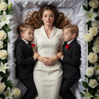 A mother and her twin sons die on the same day, but at the funeral, one detail shocks everyone!