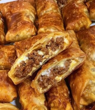 Philly Cheesesteak Egg Rolls