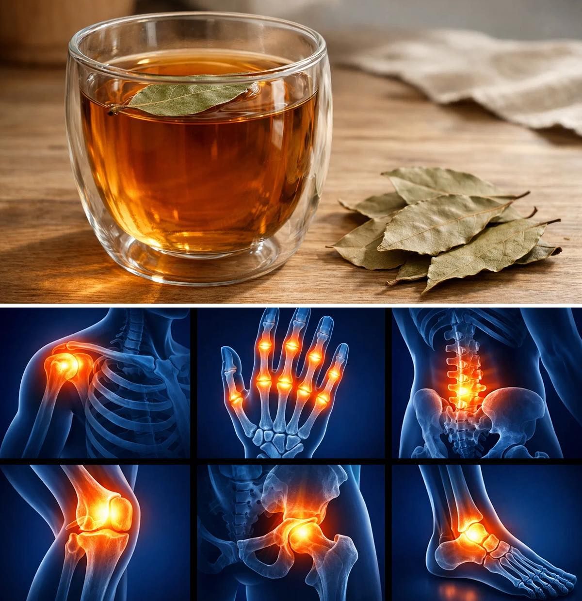 How to relieve joint, muscle and rheumatic pain with laurel tea