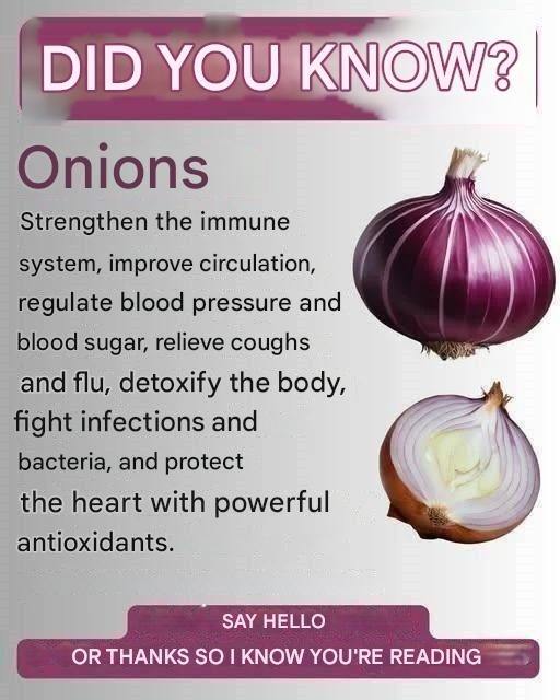 BENEFITS OF ONIONS