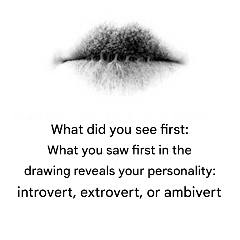 What you see first in the drawing will reveal your personality: introvert, extrovert, or ambivert.