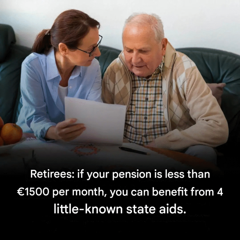 Retirement: few people know this, but with a pension of less than €1,500, you can benefit from 4 state aid programs.