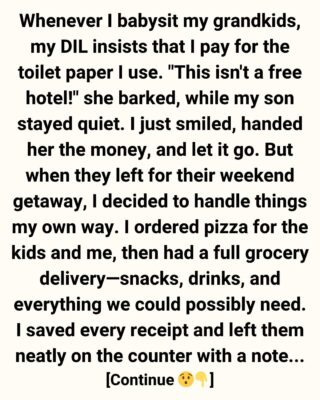 My Daughter-in-Law Made Me Pay for Toilet Paper — So I Taught Her a Lesson She’ll Never Forget