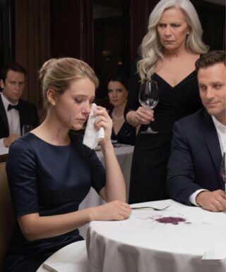 At my first meeting with my fiancé’s family, his mother suddenly threw a glass of wine in my face and mocked me disdainfully: “I’m just cleaning up the poor. If you want to marry my son, give me $100,000 right now.” When I turned to him for support, I saw him smiling beside her.