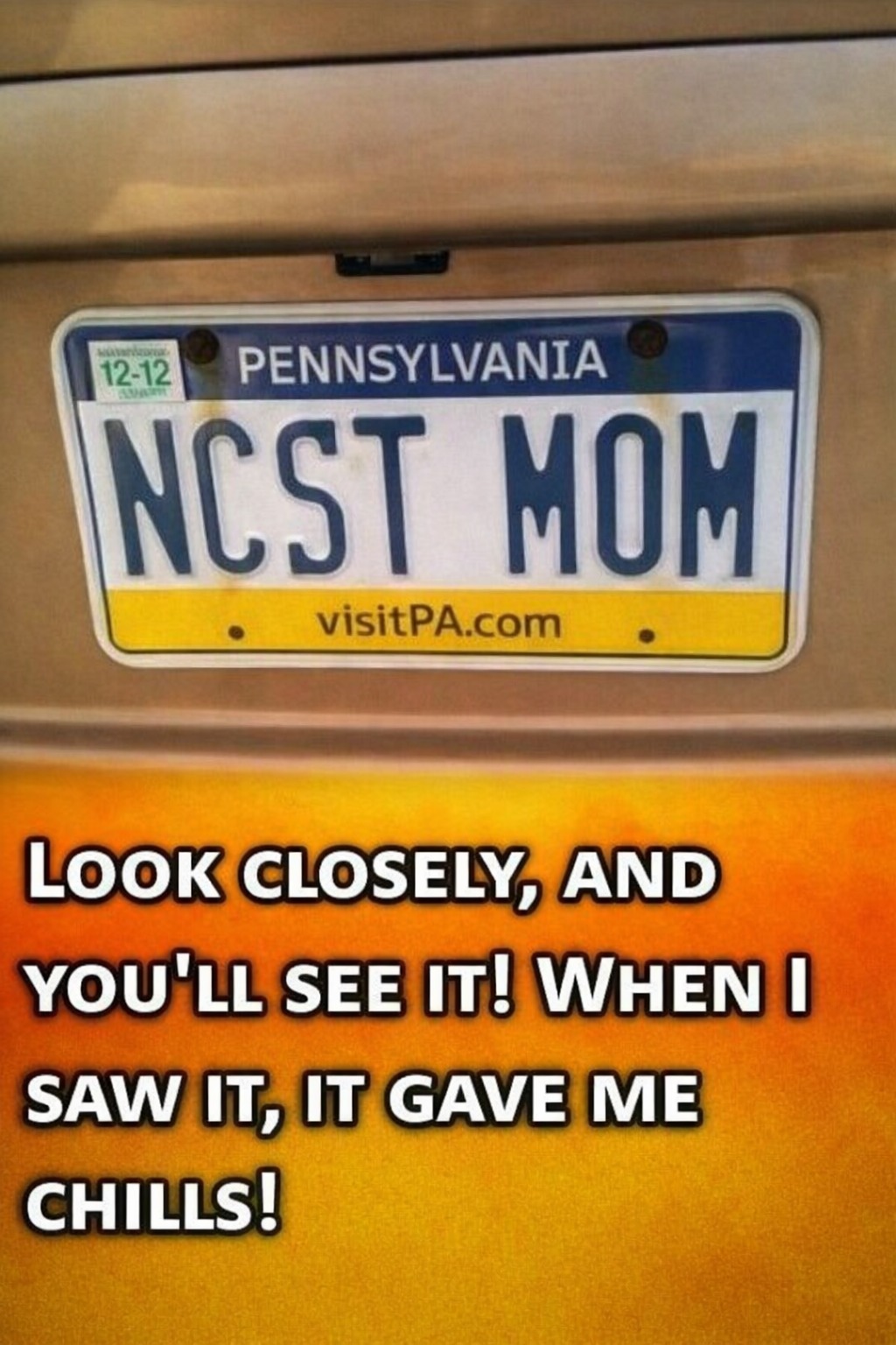 The License Plate That Made People Look Twice