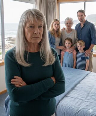 I bought the beach house with my husband’s inheritance, thinking I would finally have some peace. Then the phone rang. “Mom, we’re all going this summer… but you can stay in the back room,” my son said. I smiled and replied, “Of course.”