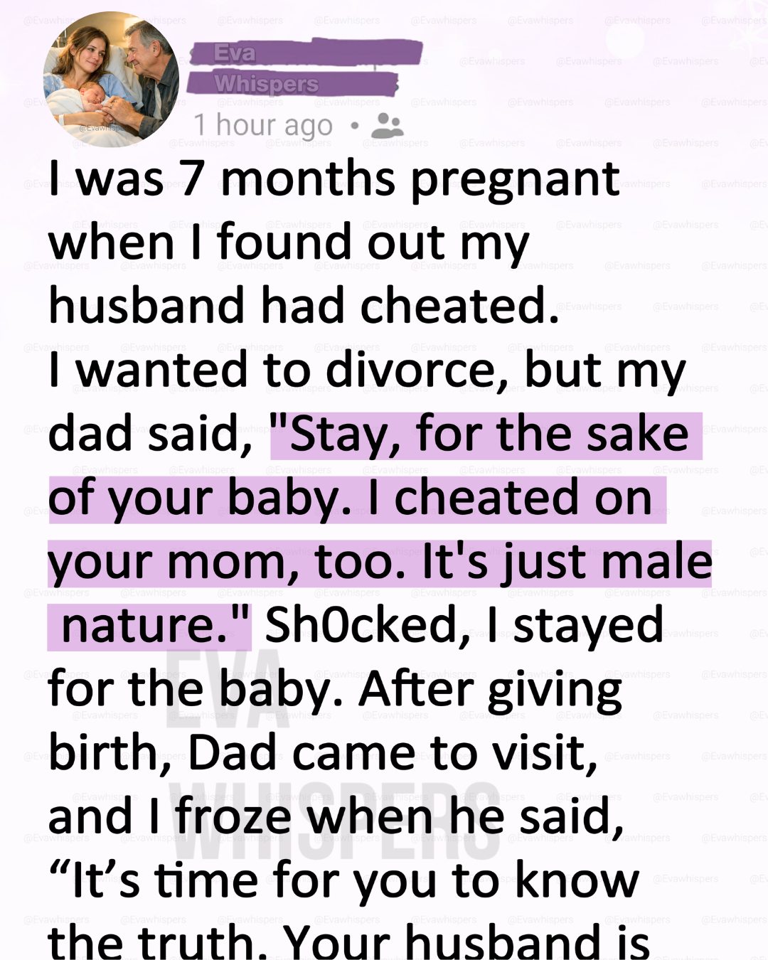 My Husband Was Unfaithful During My Pregnancy But My Father’s Revelation Changed Everything