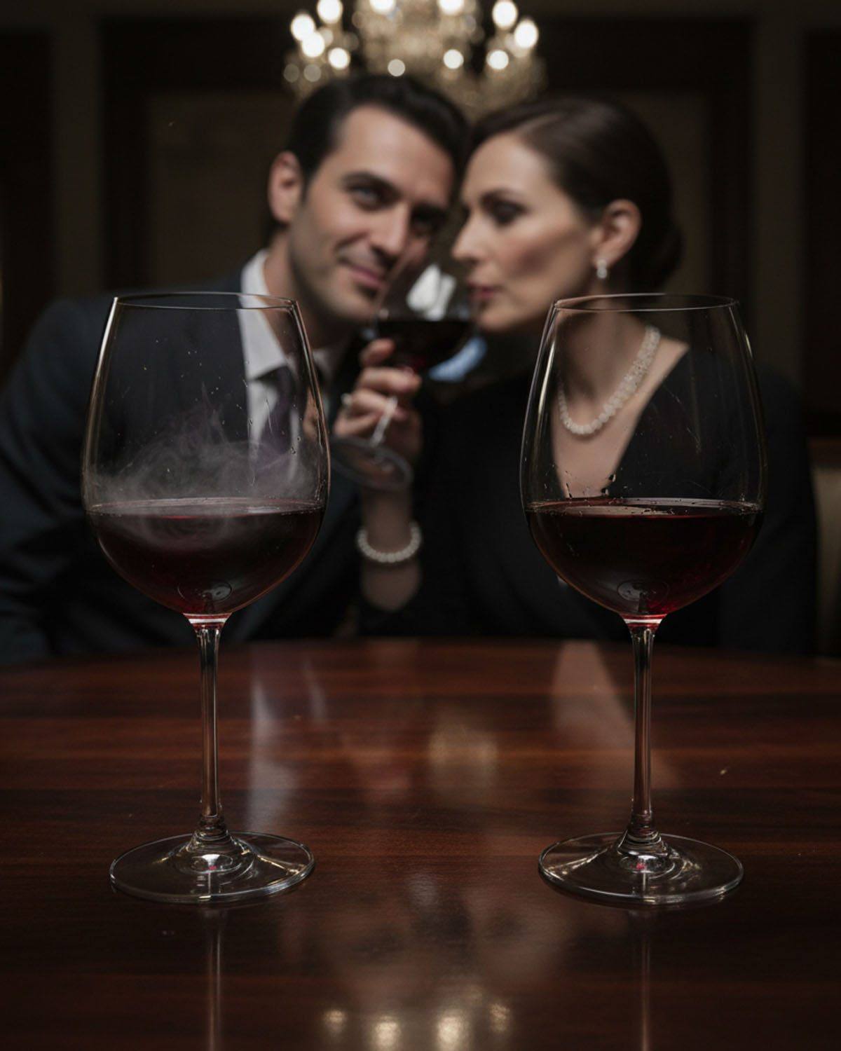 On our anniversary, I saw my husband put something in my glass. I switched it with his sister’s…