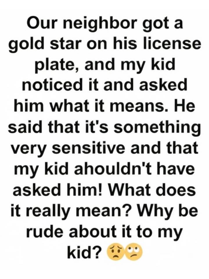 The Symbolism Carried by Gold Star License Plates