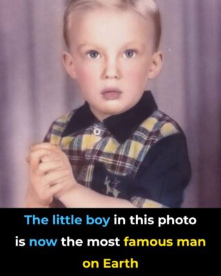 The photograph of a little boy who became one of the most recognizable men today