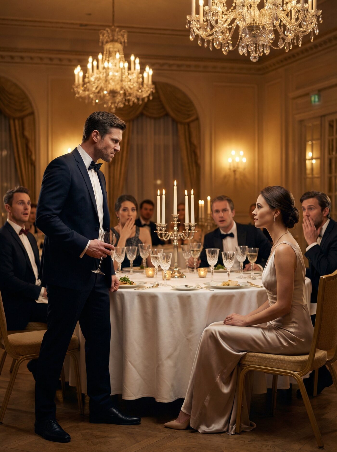 When I refused to pay at that fancy restaurant, he looked at me like I was a stranger while his mother smiled smugly. Suddenly, he splashed his drink on me and said, “You pay, or this ends here.” The silence was profound, and I felt a burning sensation in my chest. I slowly wiped myself off, looked him in the eye, and replied, “Okay.” Because what I did next left them speechless and with no way out.