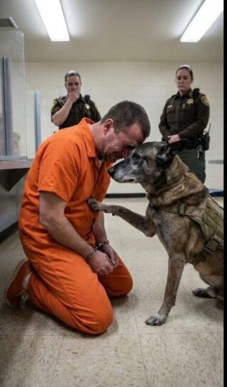 The condemned man and his dog: the moment that silenced the entire prison