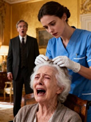 The millionaire’s mother had been suffering for weeks, until one day a cleaning lady removed something from her head.