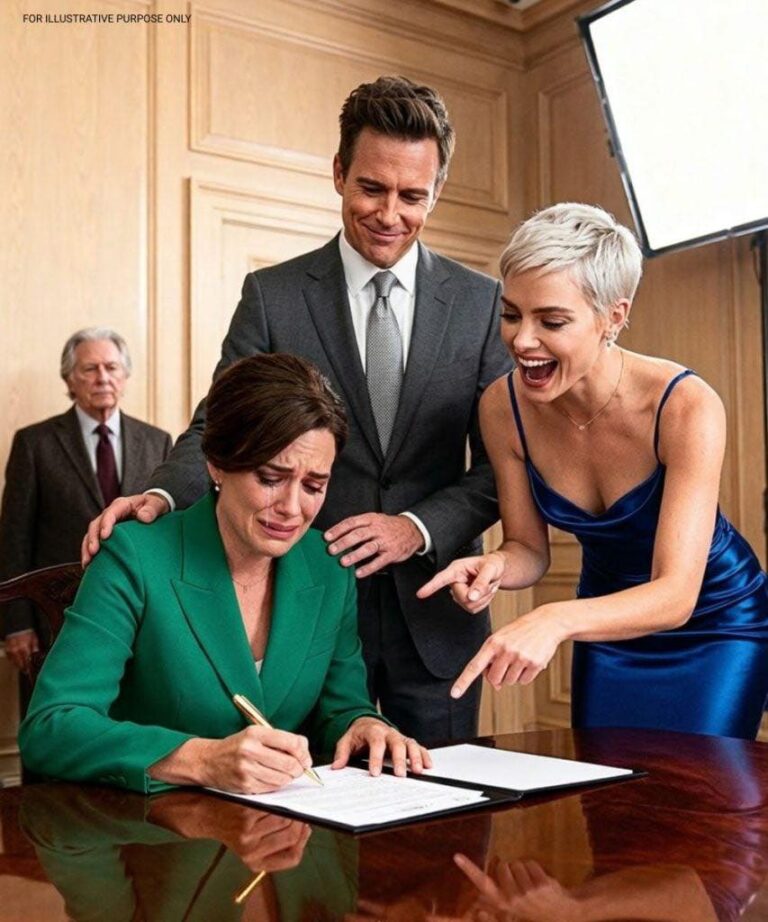 She signed the divorce papers in silence; no one knew that her billionaire father was watching her from the back of the room…