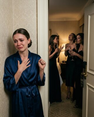 The night before my wedding, I overheard my bridesmaids through the hotel wall: “He’ll spill wine on her dress, lose the rings, whatever it takes; he doesn’t deserve me.” My maid of honor laughed: “I’ve been trying to win him over for months.” I didn’t confront them. Instead, I rewrote my entire wedding plan…