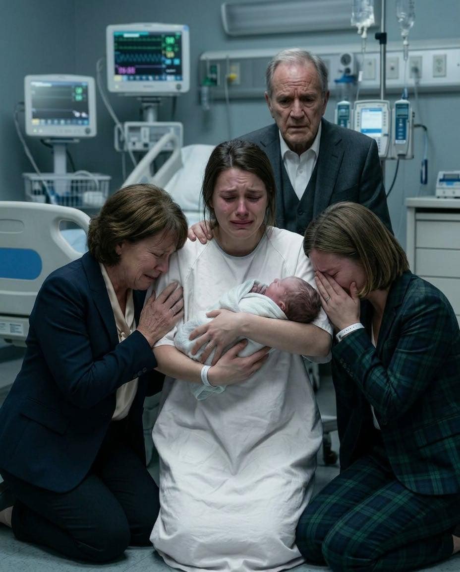 I called my mother right after giving birth to my daughter, but she laughed and said she was too busy with my sister’s birthday party to care. My sister screamed that I’d ruined her special day, and I hung up crying with my baby in my arms. But the next day, they were there, right in front of me… begging me.