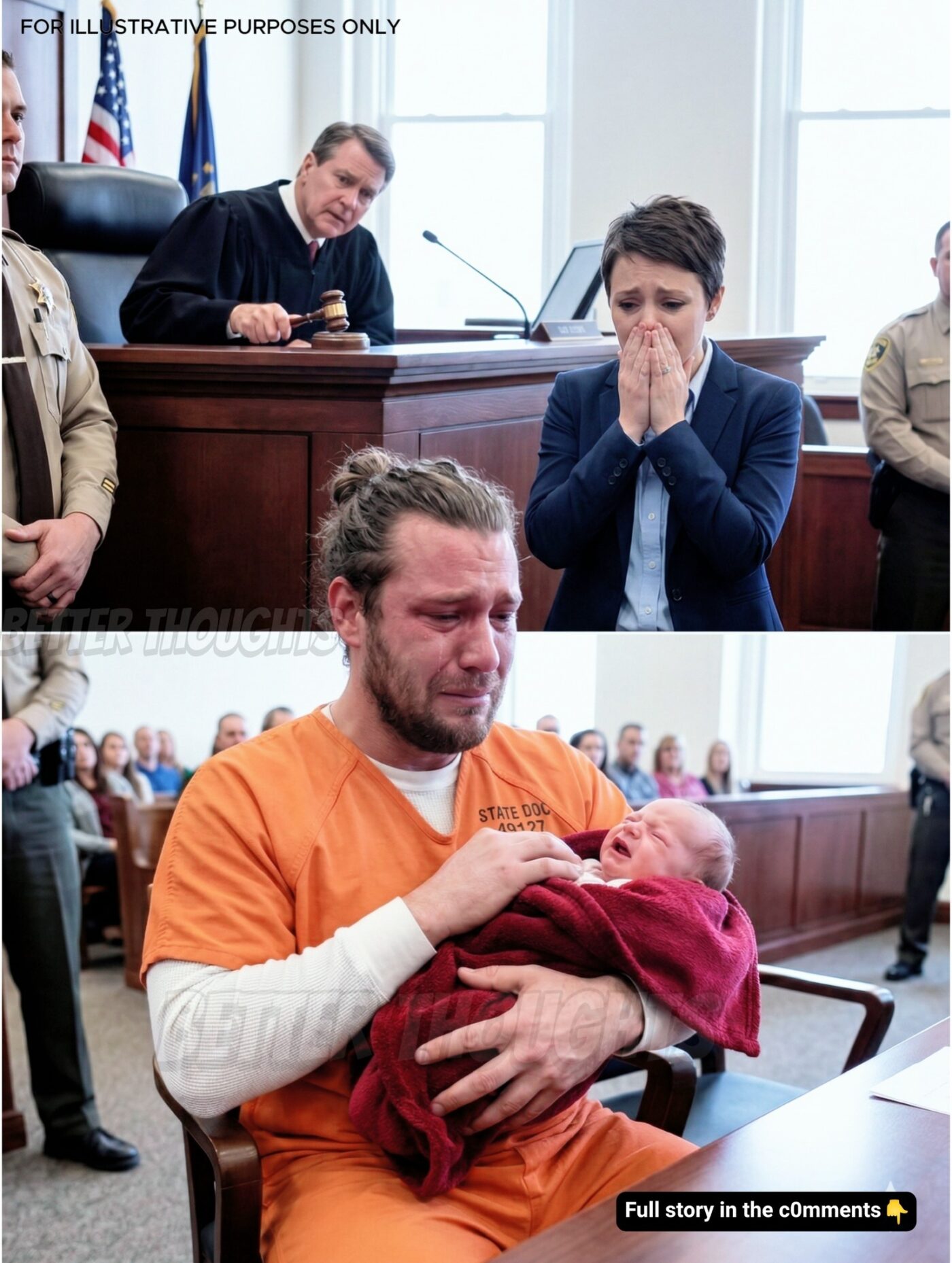 One Minute with His Newborn Son