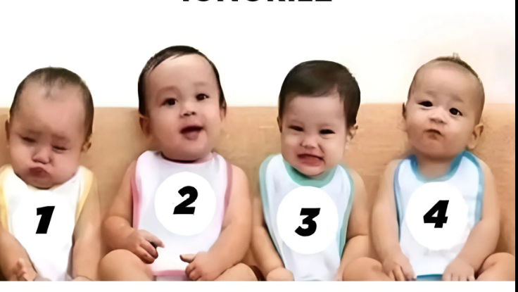 Psychological test: Which of these four babies is a little girl?