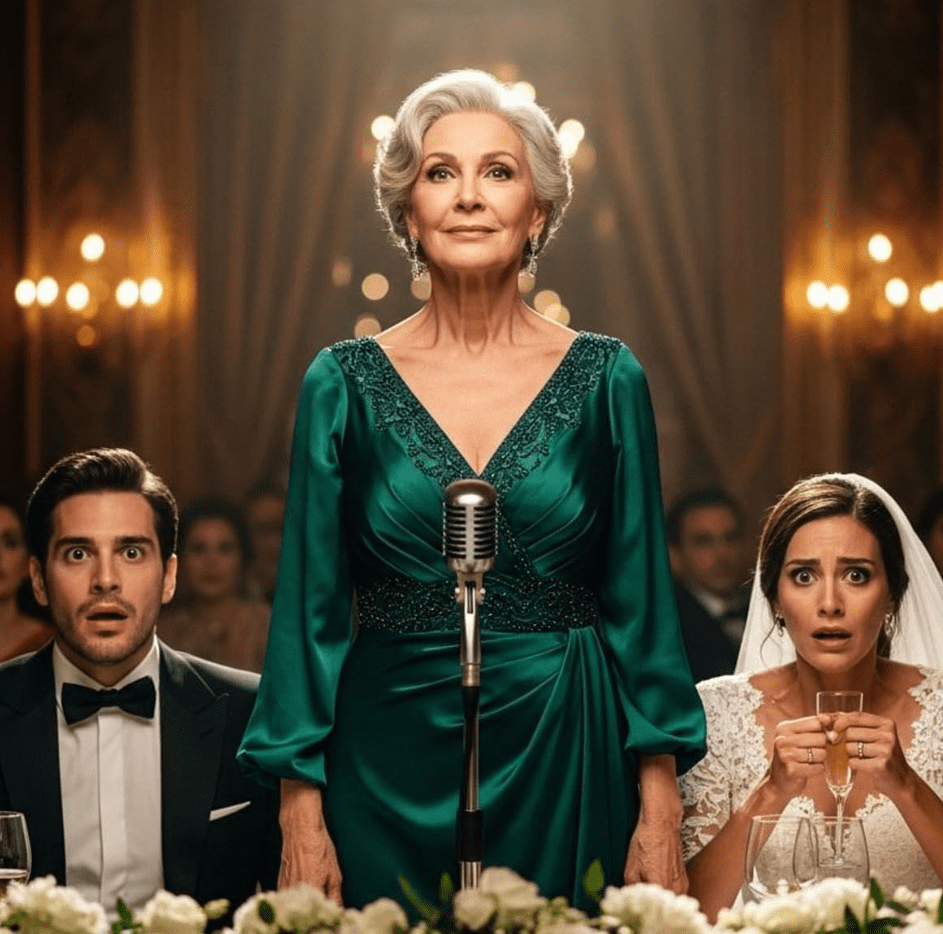 The Toast of Truth: A mother exposes her son and daughter-in-law at their wedding.
