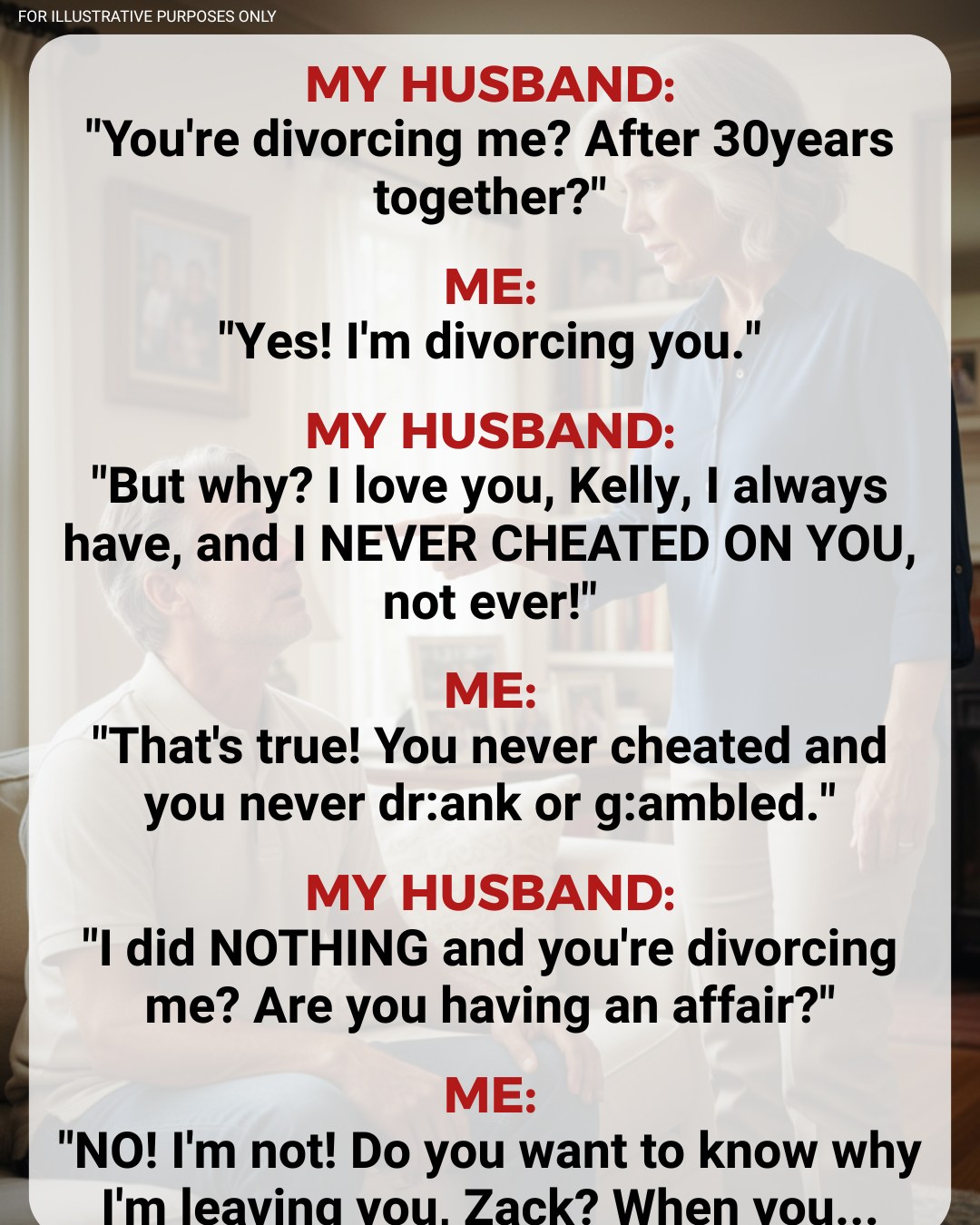 On Our 30th Anniversary, I Served My Husband Divorce Papers… The Reason Left Him in Tears