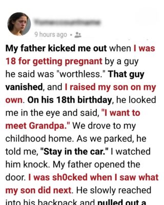 My Father Threw Me Out at 18—But My Son Made Him Face the Truth 18 Years Later