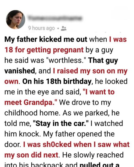 My Father Threw Me Out at 18—But My Son Made Him Face the Truth 18 Years Later