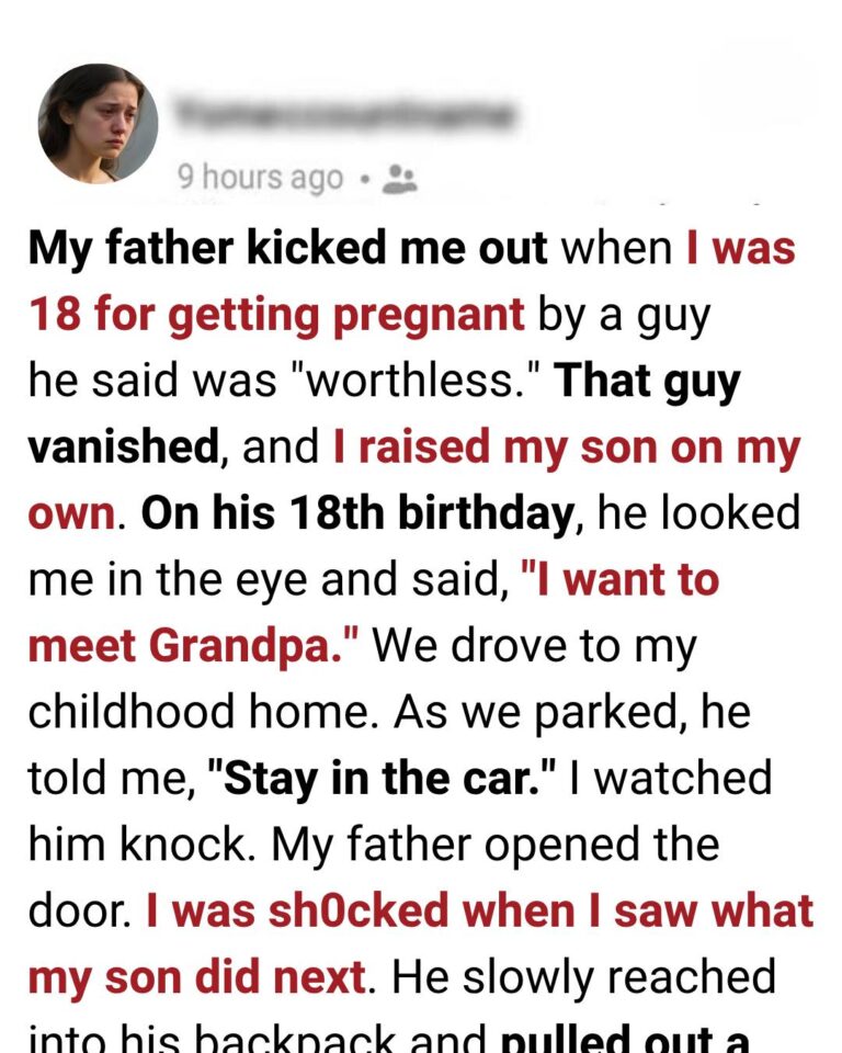 My Father Threw Me Out at 18—But My Son Made Him Face the Truth 18 Years Later