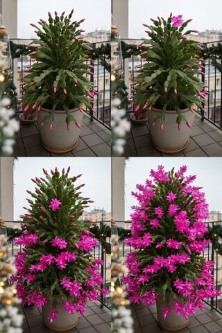 The Secret to Making Your Christmas Cactus Bloom More Flowers