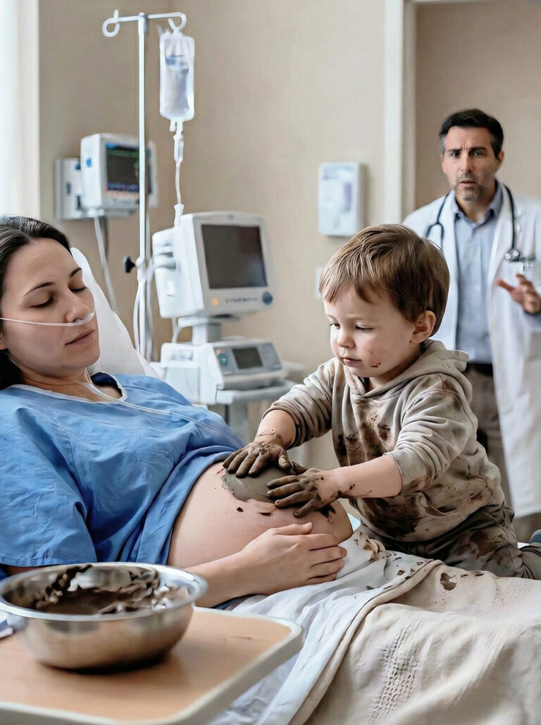 A pregnant woman remained in a coma for eight months. Fifteen doctors were unable to wake her—until a young homeless man smeared mud on her stomach and everything changed.