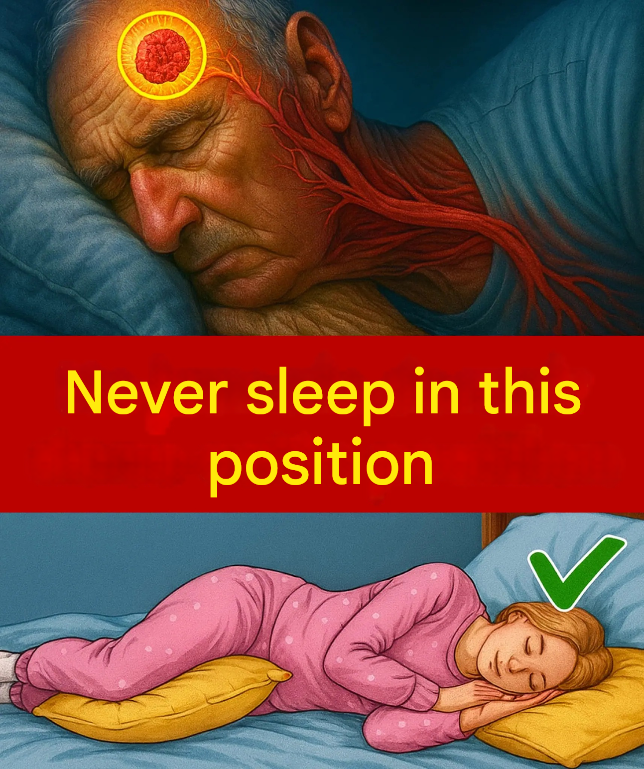 Attention seniors: sleeping like this could increase your risk of stroke